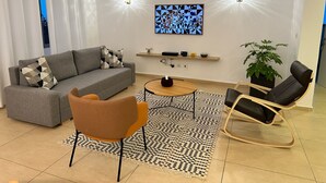 Exclusive Apartment | Living area - Roza apartment (Tel Aviv)