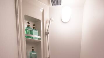 Hair dryer, towels
