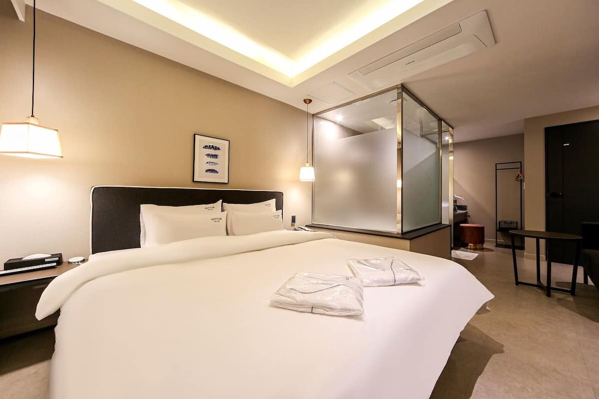 Deluxe kamer | Verduisterende gordijnen, geluiddichte muren