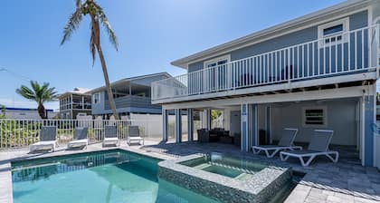 Large 5BR Home | Pool, Bonus Rooms & Walk to Beach & Dining