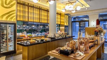Daily buffet breakfast for a fee