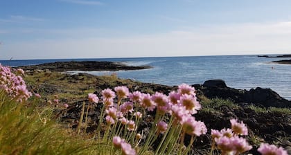 Lagwn Glas, idyllinen perhelomamökki
