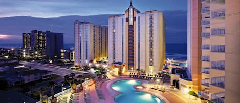 Indoor pool, outdoor pool