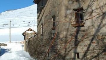 Familien-Ferienhaus, mit Bad, Bergblick | Blick von der Unterkunft