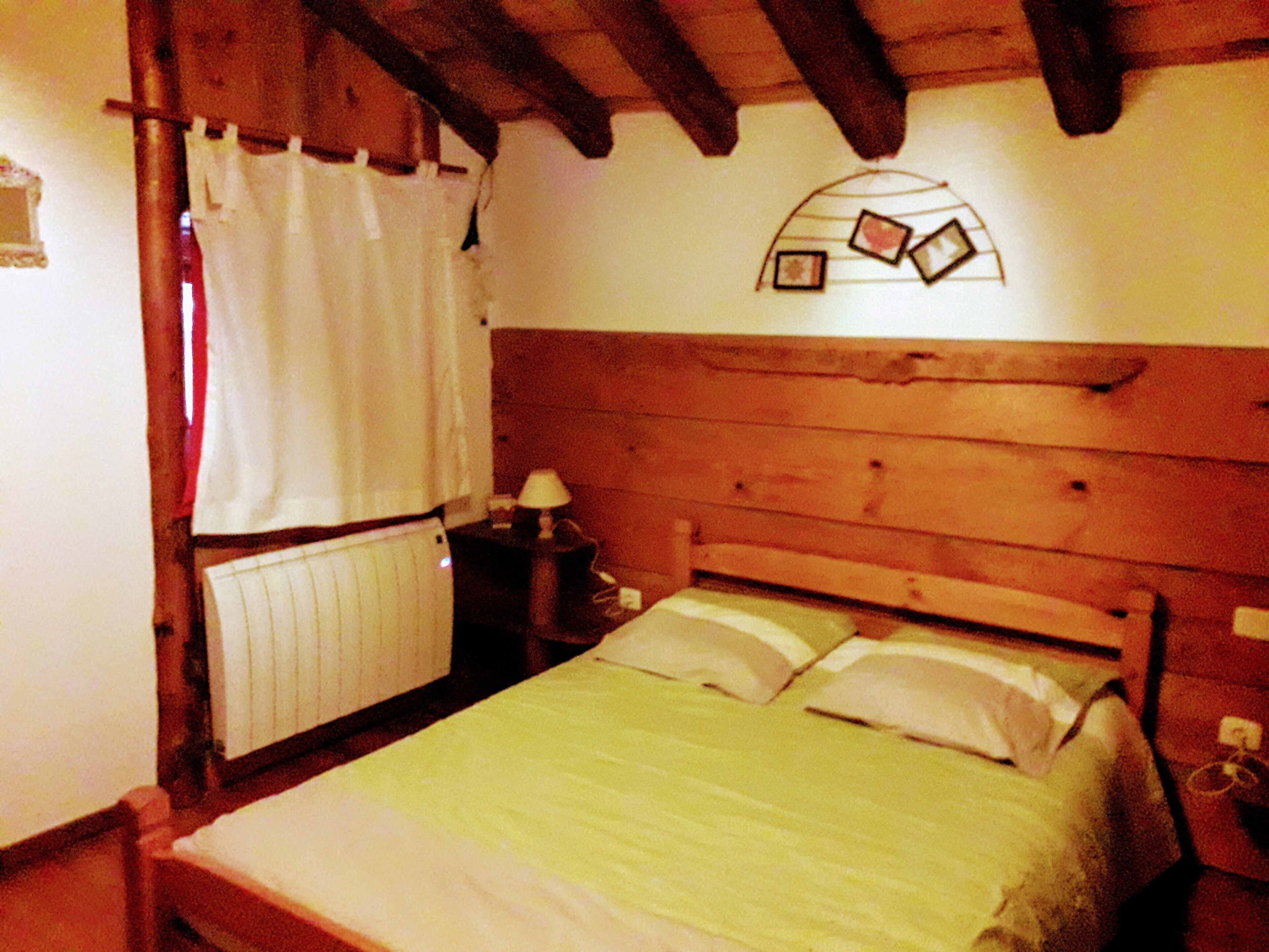 Familie cottage, en-suite badkamer, uitzicht op bergen