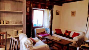 Familien-Ferienhaus, mit Bad, Bergblick | Lounge