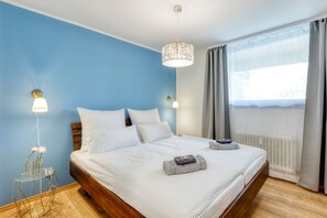 1 bedroom, soundproofing, WiFi, bed sheets