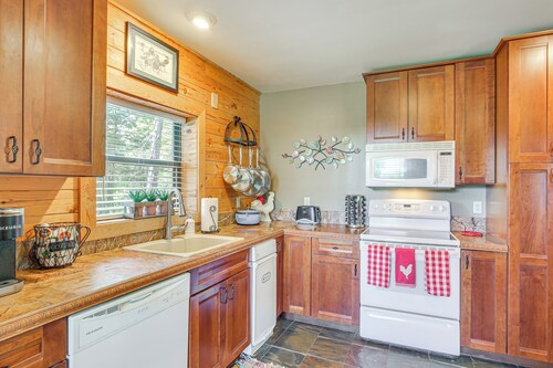 Hillside Cabin on 43 Acres w/ Private Lake & View!