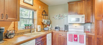 Hillside Cabin on 43 Acres w/ Private Lake & View!
