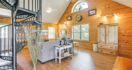 Hillside Cabin on 43 Acres w/ Private Lake & View!