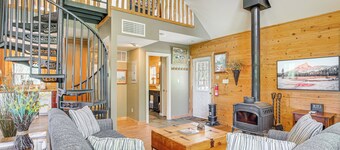 Hillside Cabin on 43 Acres w/ Private Lake & View!