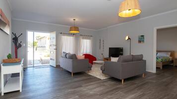 TV, Netflix, DVD player, streaming services