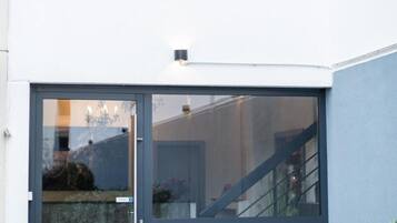 Blick von der Unterkunft