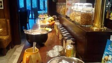 Morgenmadsbuffet hver dag mod et gebyr