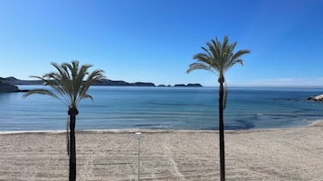 Beach nearby, white sand