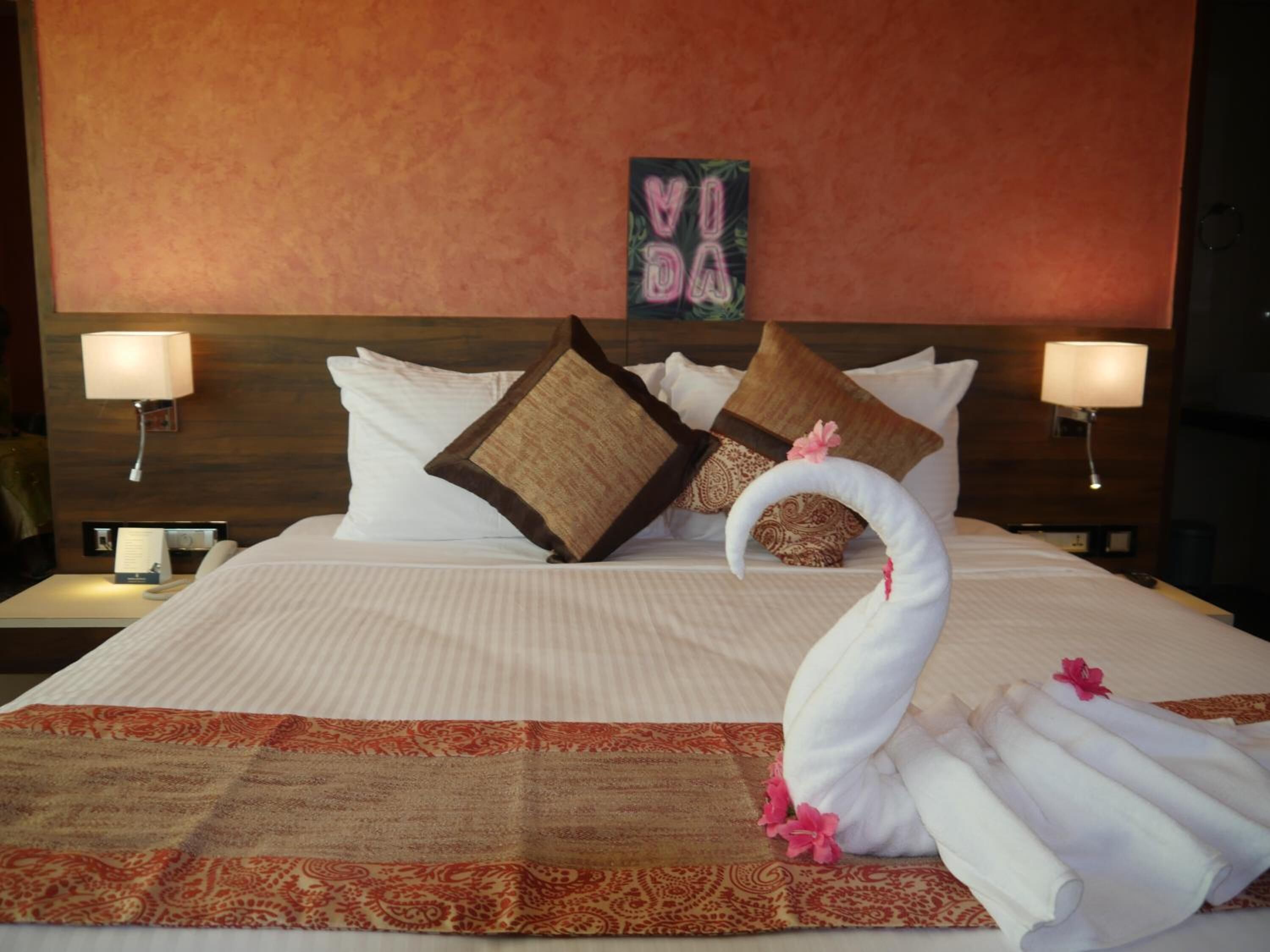 premium bedding, memory-foam beds, minibar, in-room safe