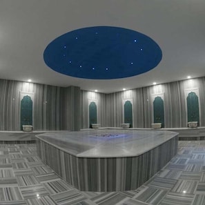Sauna, steam room, Turkish bath/hammam, deep-tissue massages - Dogruer Hotel & Spa (Milas)