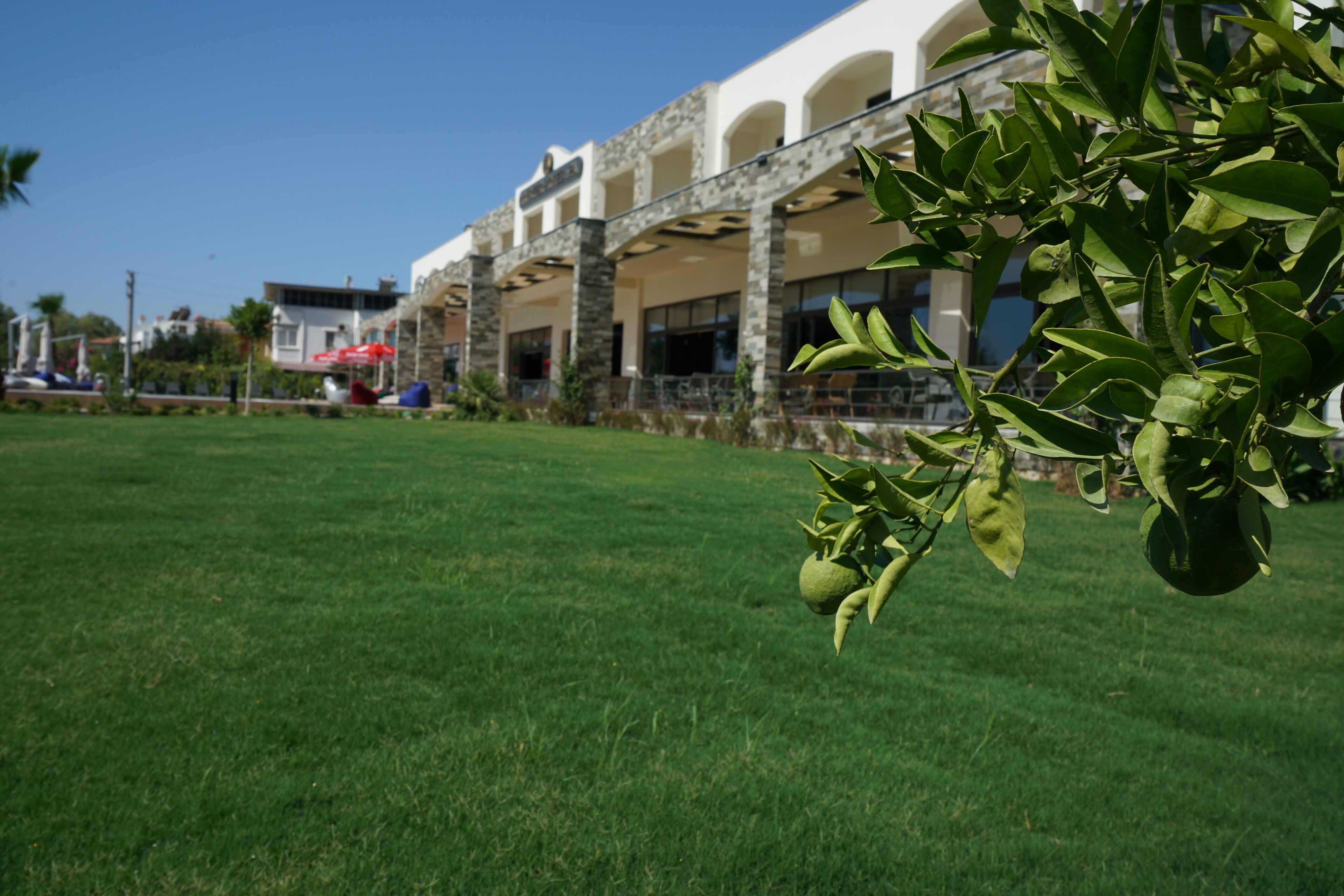 Façade de l’hébergement