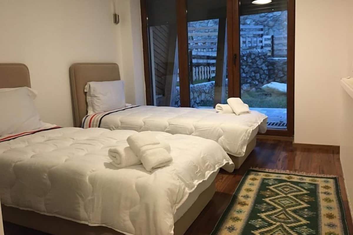 3 habitaciones y sábanas de algodón egipcio