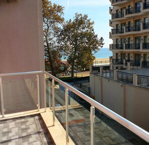 Familienapartment | Blick vom Balkon