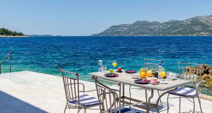 Beachfront Villa Gabriela with Pool