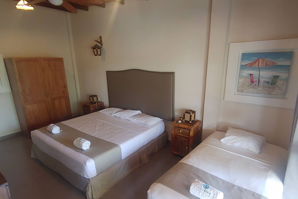 Down duvets, individually decorated, blackout curtains, free WiFi