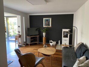 TV connectée, cheminée