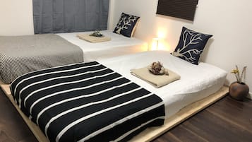 4 多间卧室、免费 WiFi、床单