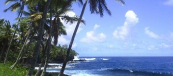 Magical Lava Temple  Eco-Retreat w Volcano Views and Black Sand Beaches