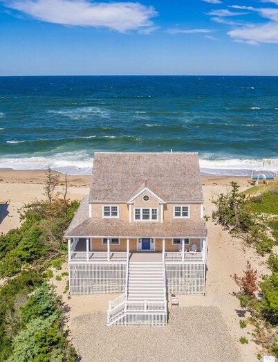Brand New Magnificent Oceanfront Home with Spectacular Views on Private Beach