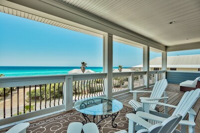 Beautiful Emerald Coast views, private pool, S. of 30A, Sleeps 24