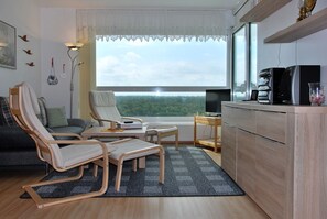 Departamento, 1 habitación, balcón (12.02) | Sala de estar | Televisión LED