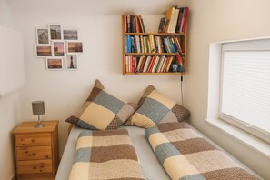 2 bedrooms, iron/ironing board, travel cot, WiFi