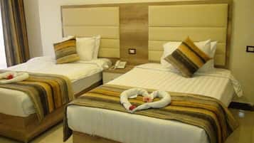 Deluxe Suite (direct Sea view) for foreigners only. | 1 bedroom, minibar, in-room safe, bed sheets