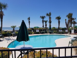 Indoor pool, a heated pool
