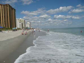 On the beach