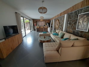 TV - Charming villa (pointe aux piments)