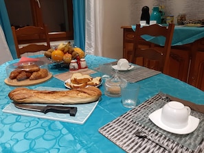 Daily buffet breakfast (EUR 10 per person)