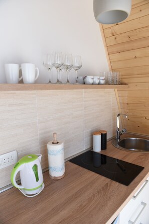 Apartment | Private kitchen | Fridge, stovetop, coffee/tea maker, electric kettle - Lazar&Mila Apartments (Razvršje)