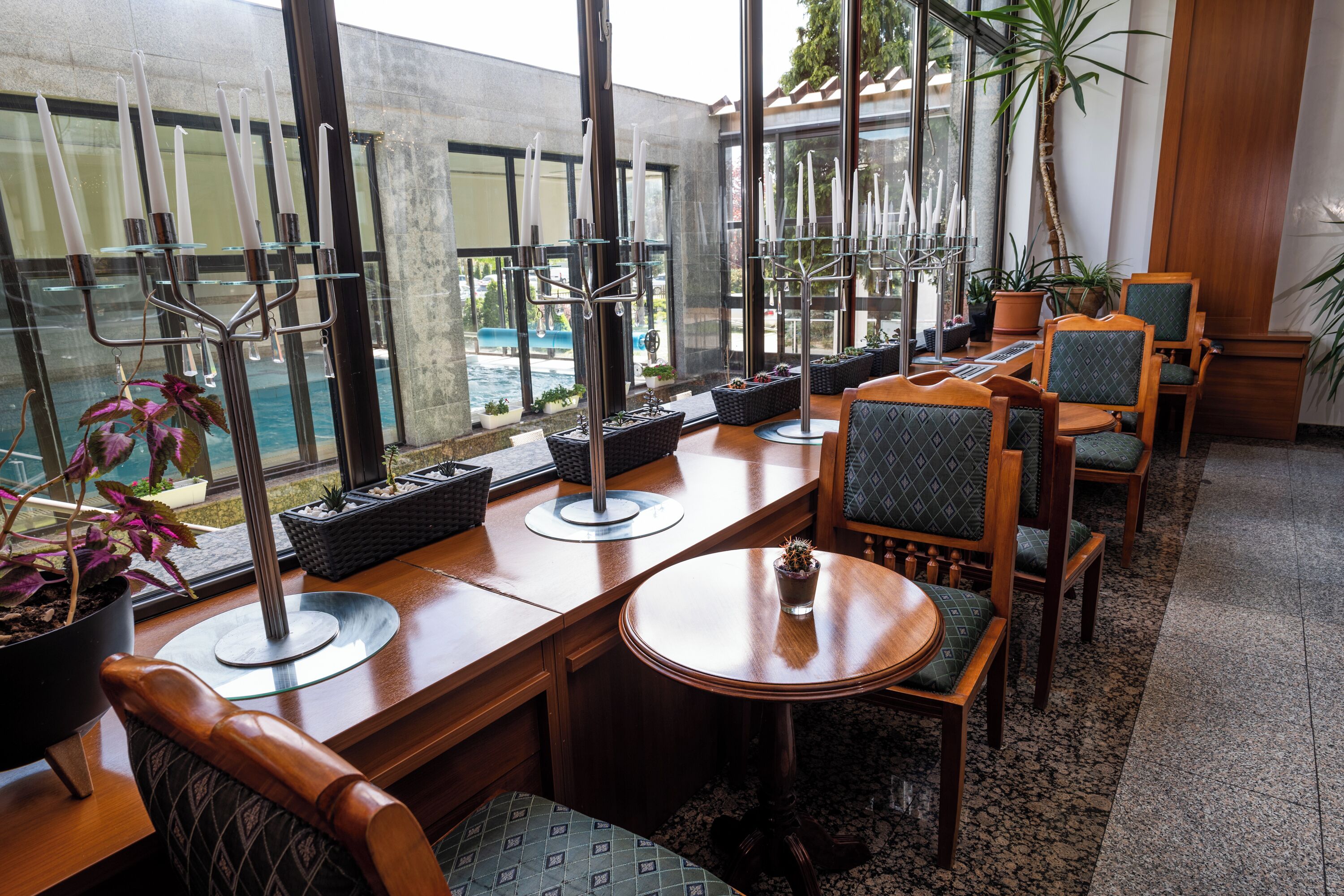 Zona de estar del vestíbulo