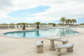 Indoor pool, a heated pool
