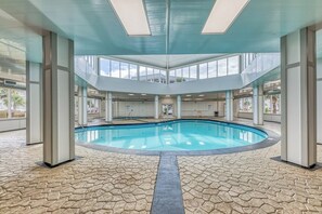 Indoor pool, a heated pool