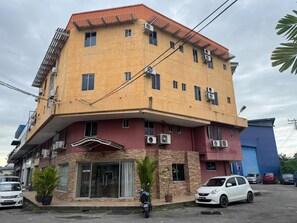 Façade de l’hébergement