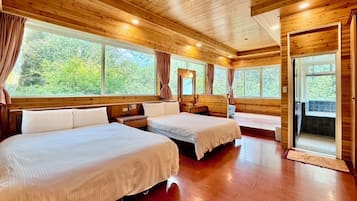 Blackout curtains, bed sheets
