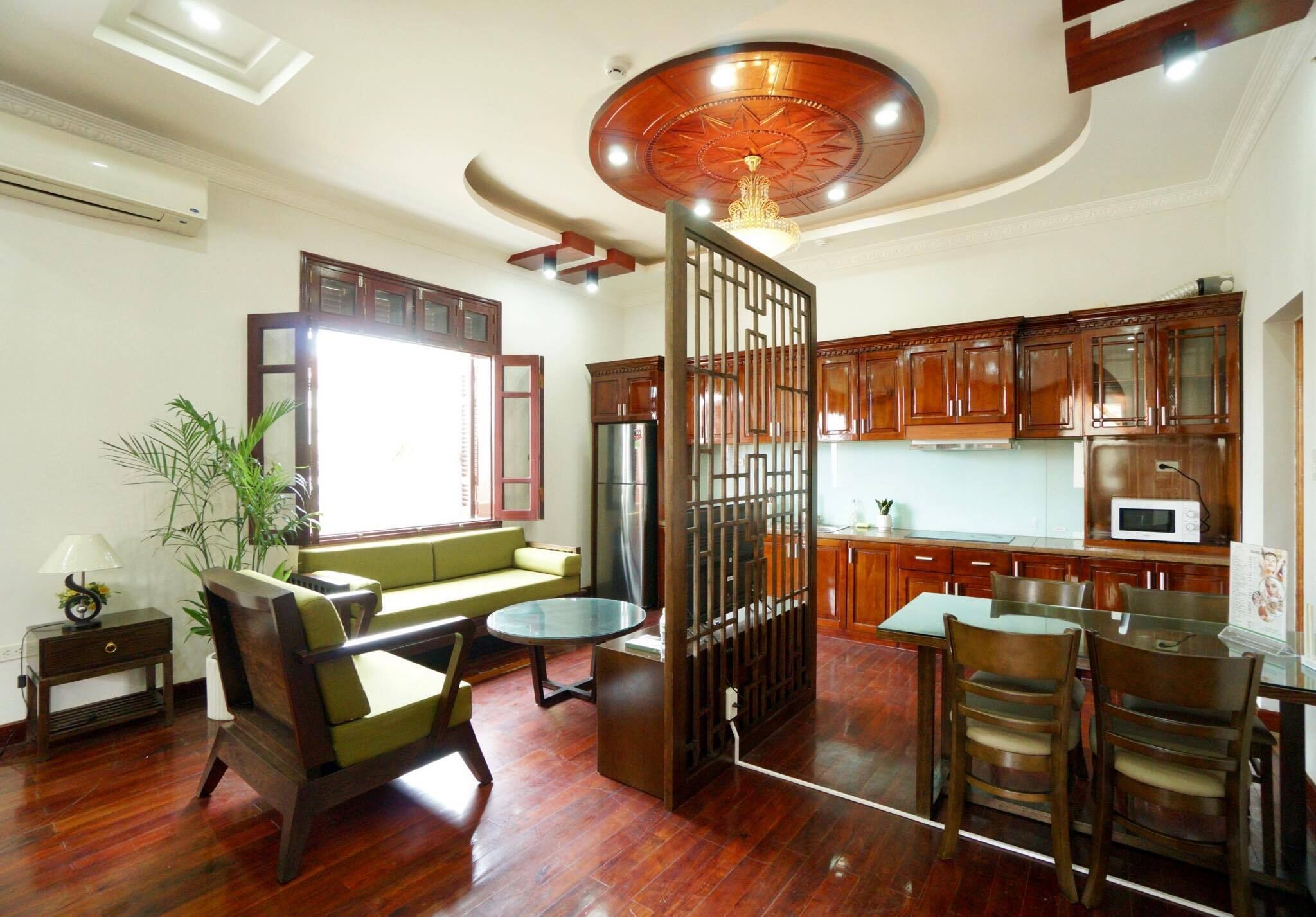 Căn hộ, 1 phòng ngủ | Khu phòng khách | Smart TV 