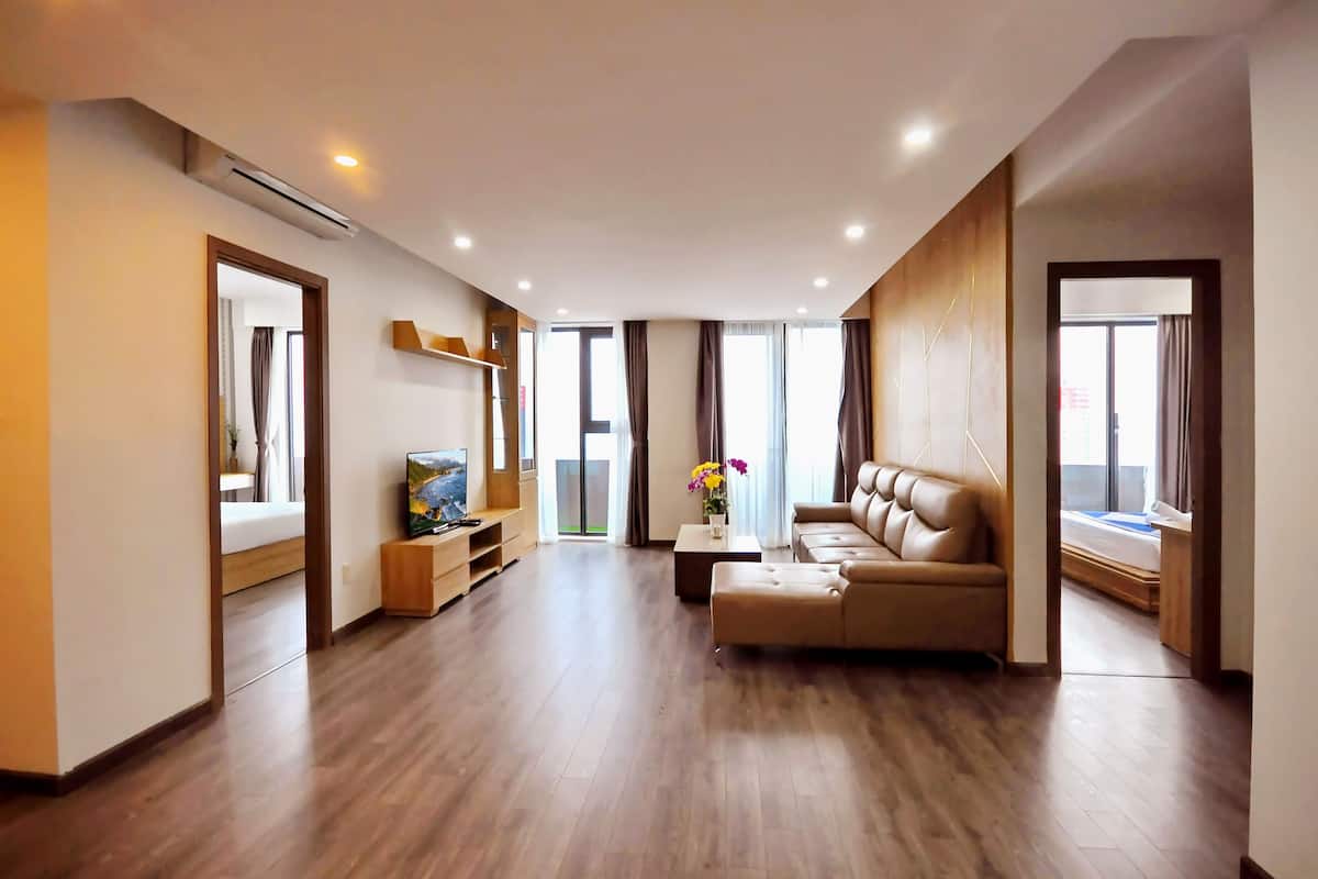 Villa, 3 chambres, balcon, vue mer | Salle de séjour