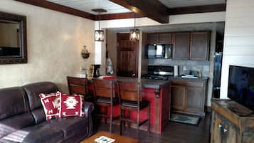 Smart-tv en een open haard