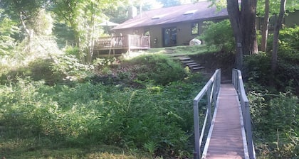 La orilla del río Delaware