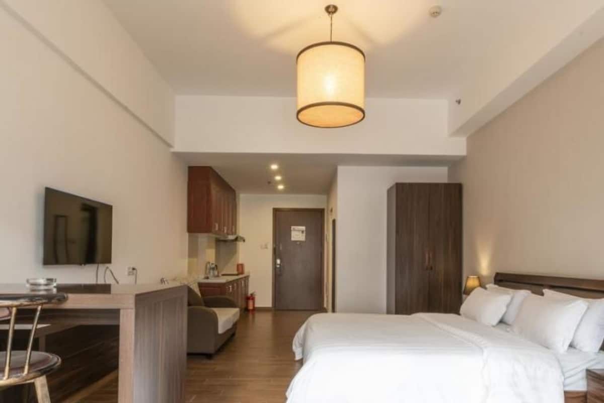 Habitación empresarial doble | Wifi gratis y ropa de cama