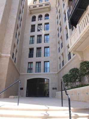 Façade de l’hébergement